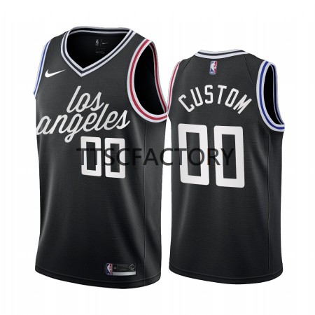 Maglia NBA Los Angeles Clippers Personalizzate Nike 2022-23 City Edition Nero Swingman - Uomo